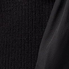 Back Bow Pullover Sweater, DEEP BLACK, swatch