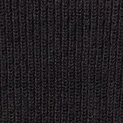 Plus Size Back Bow Pullover Sweater, DEEP BLACK WHITE BOW, swatch