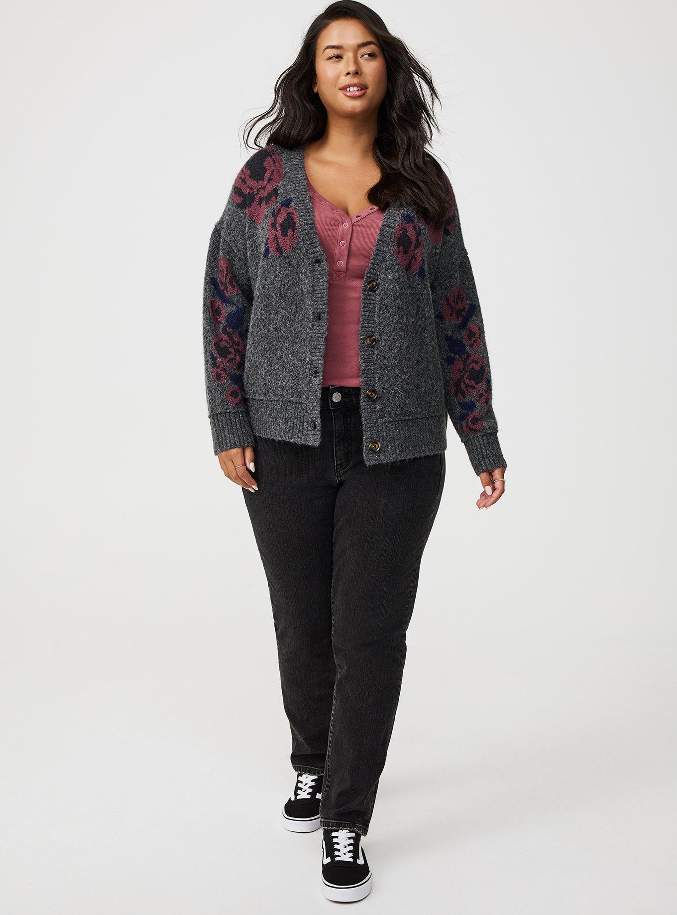 Vegan Cashmere V-Neck Cardigan