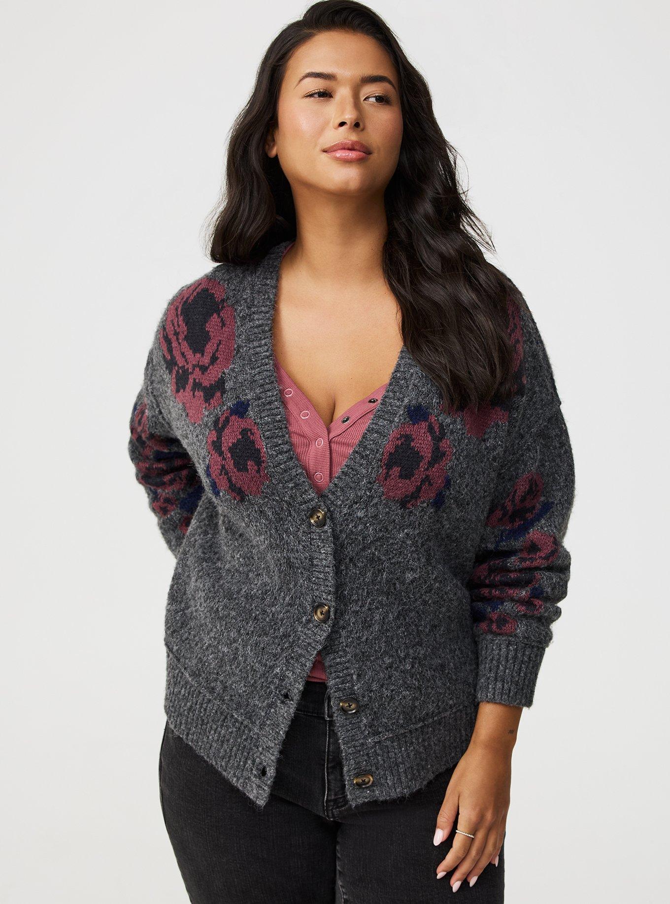 Vegan Cashmere V-Neck Cardigan