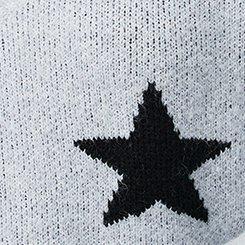 Vegan Cashmere V-Neck Pullover Sweater, LIGHTEST HEATHER GREY, swatch