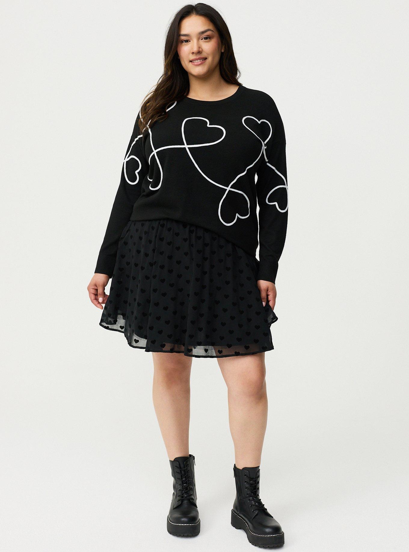 Luxe Cozy Crew Pullover Sweater, BLACK, alternate