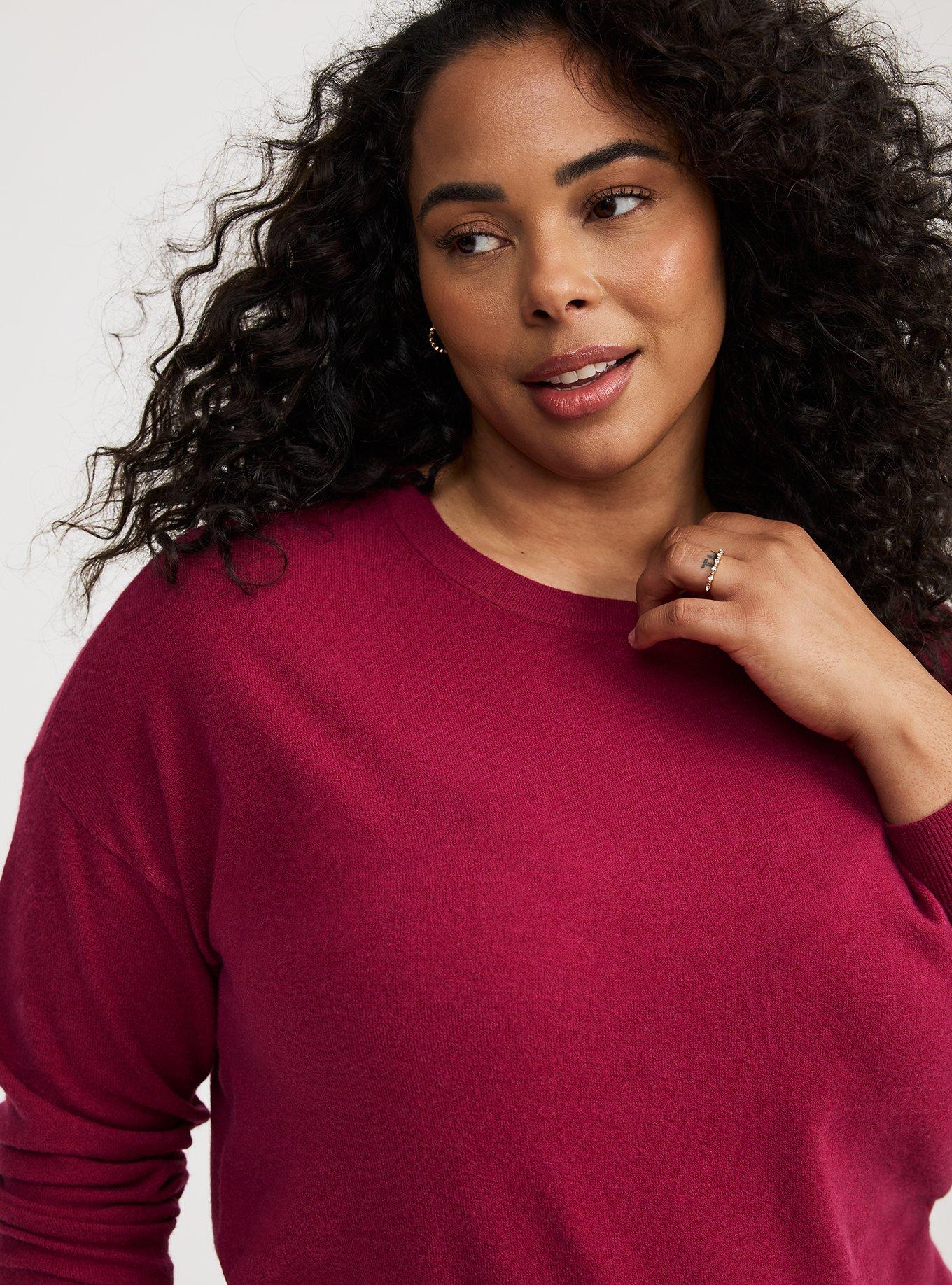 Luxe Cozy Crew Pullover Sweater