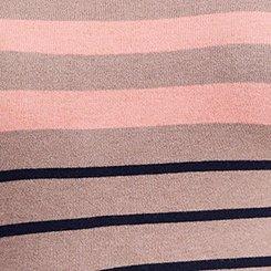 Luxe Cozy Crew Pullover Sweater, ROSETTE PEACOAT ANTLER STRIPE, swatch