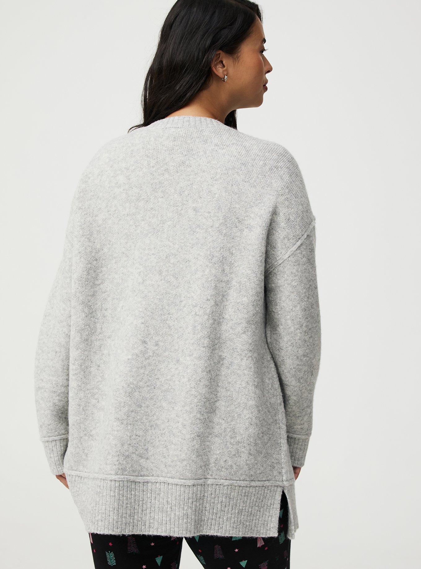Vegan Cashmere V-Neck Cardigan
