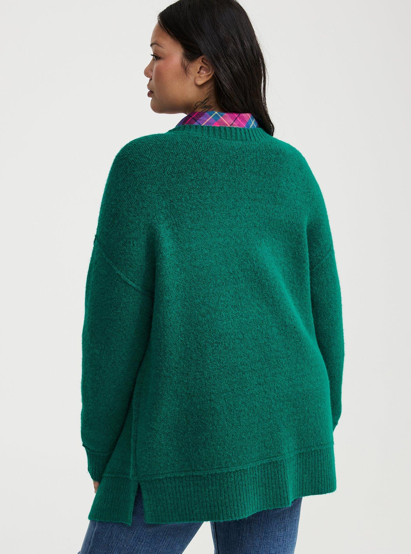VEGAN CASHMERE V-NECK CARDIGAN