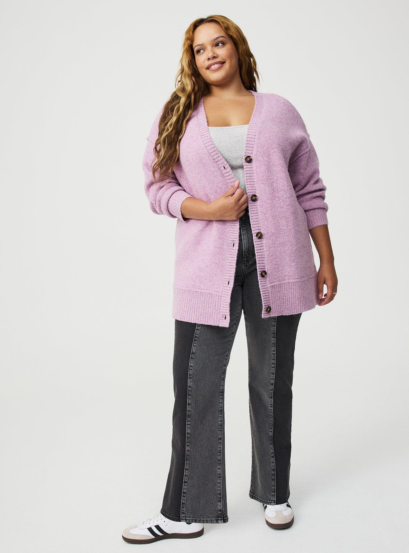 Vegan Cashmere V-Neck Cardigan