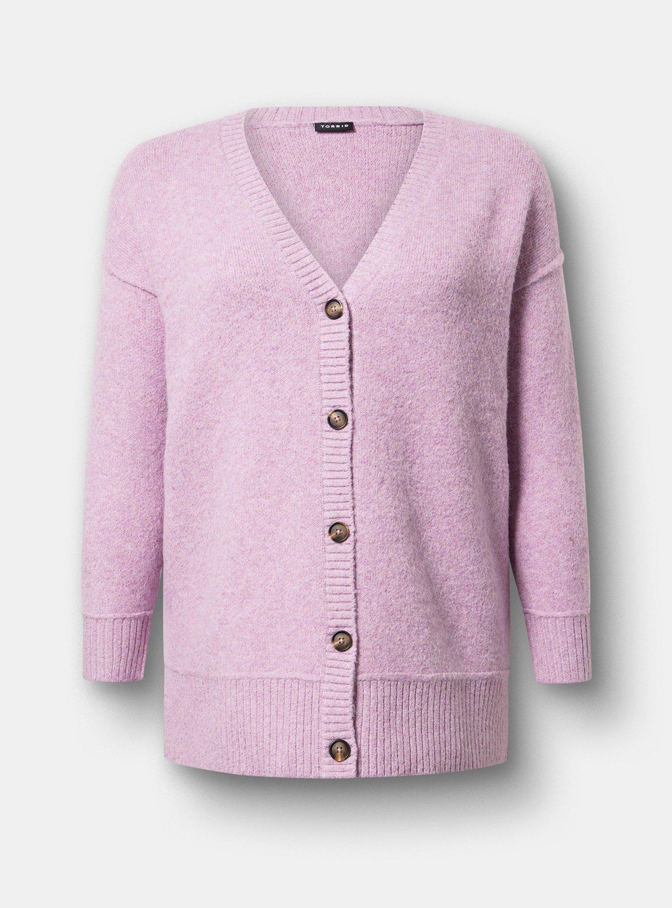 Vegan Cashmere V-Neck Cardigan
