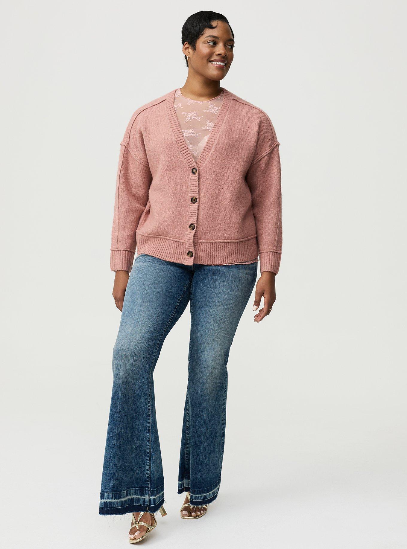 Vegan Cashmere V-Neck Cardigan