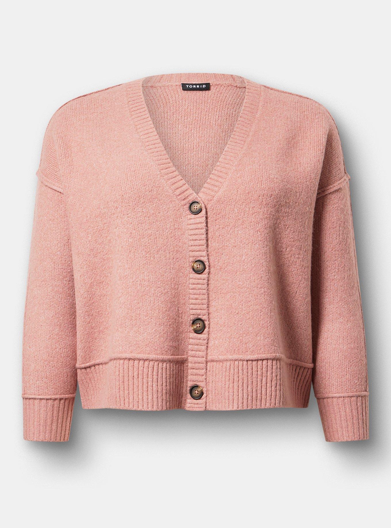 Vegan Cashmere V-Neck Cardigan