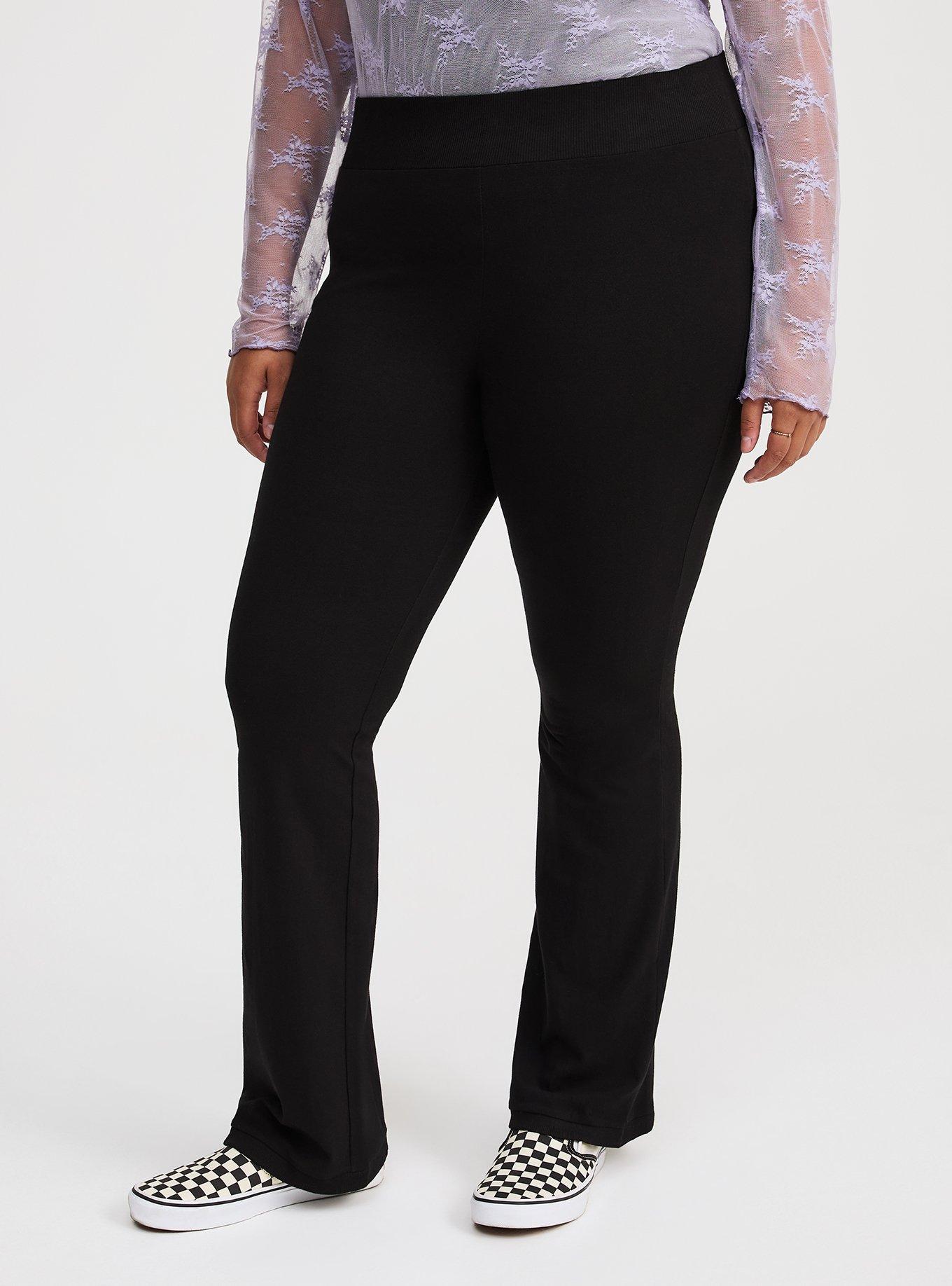 Full-Length Rib Bootcut Legging