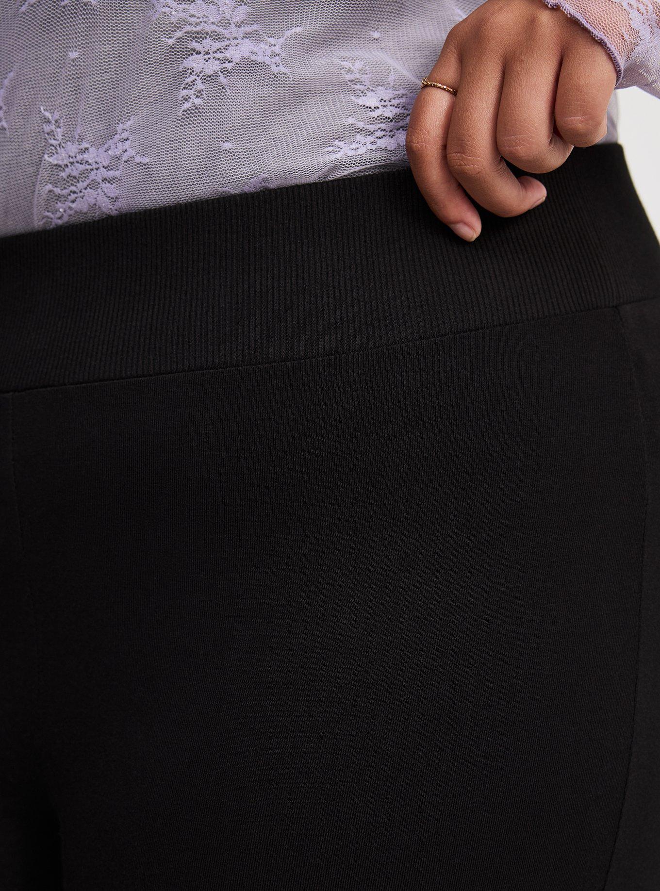 Full-Length Rib Bootcut Legging