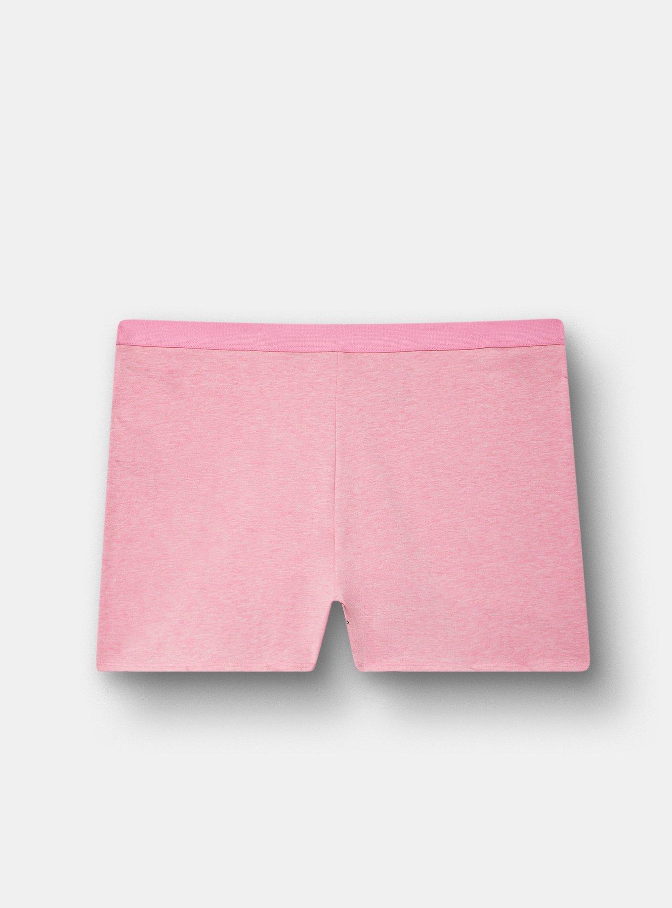 Cotton High-Rise Shortie Panty, CAMELLIA ROSE TRUE HEATHER, hi-res
