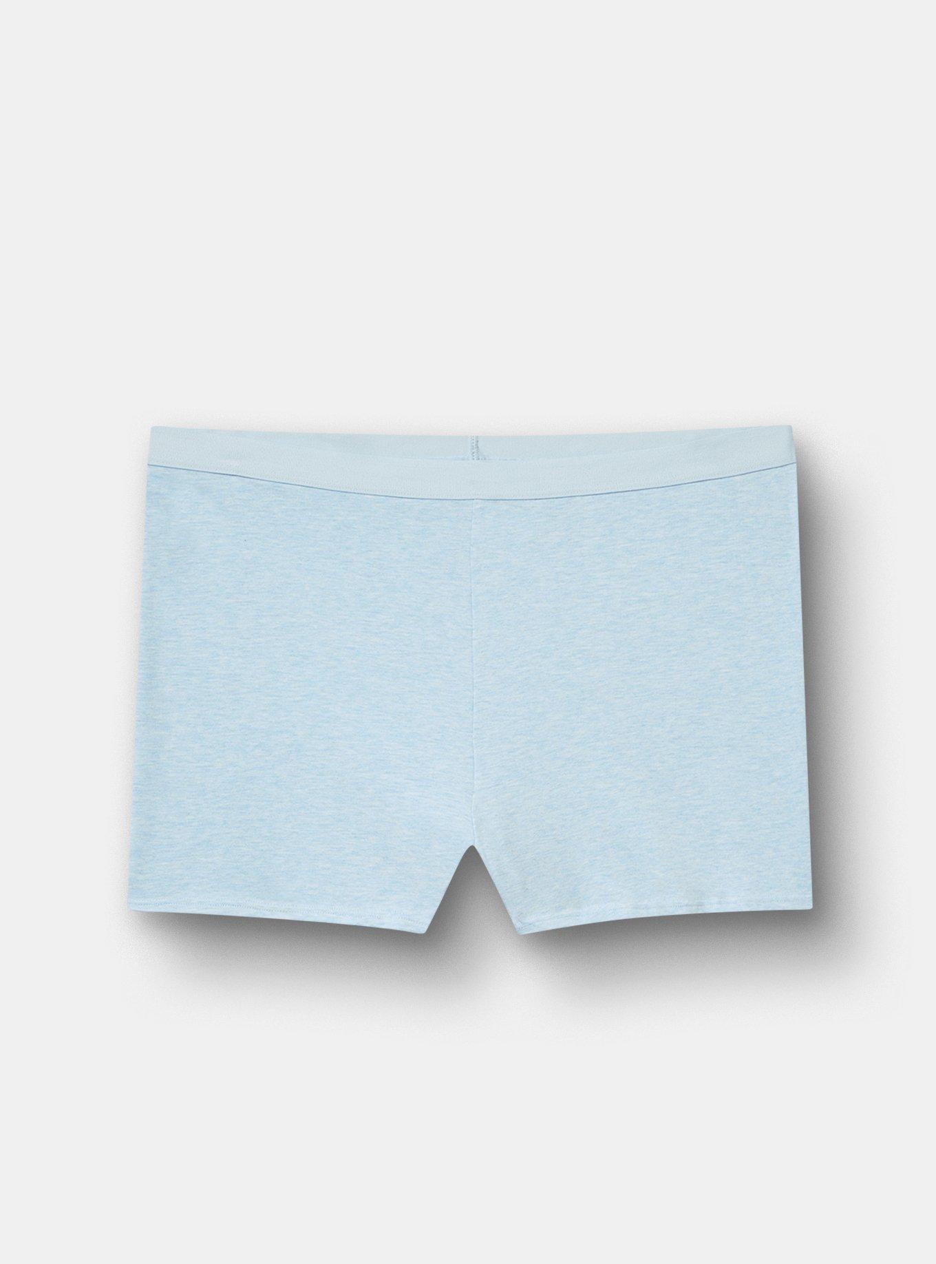 Cotton High-Rise Shortie Panty, SKYWAY TRUE HEATHER, hi-res