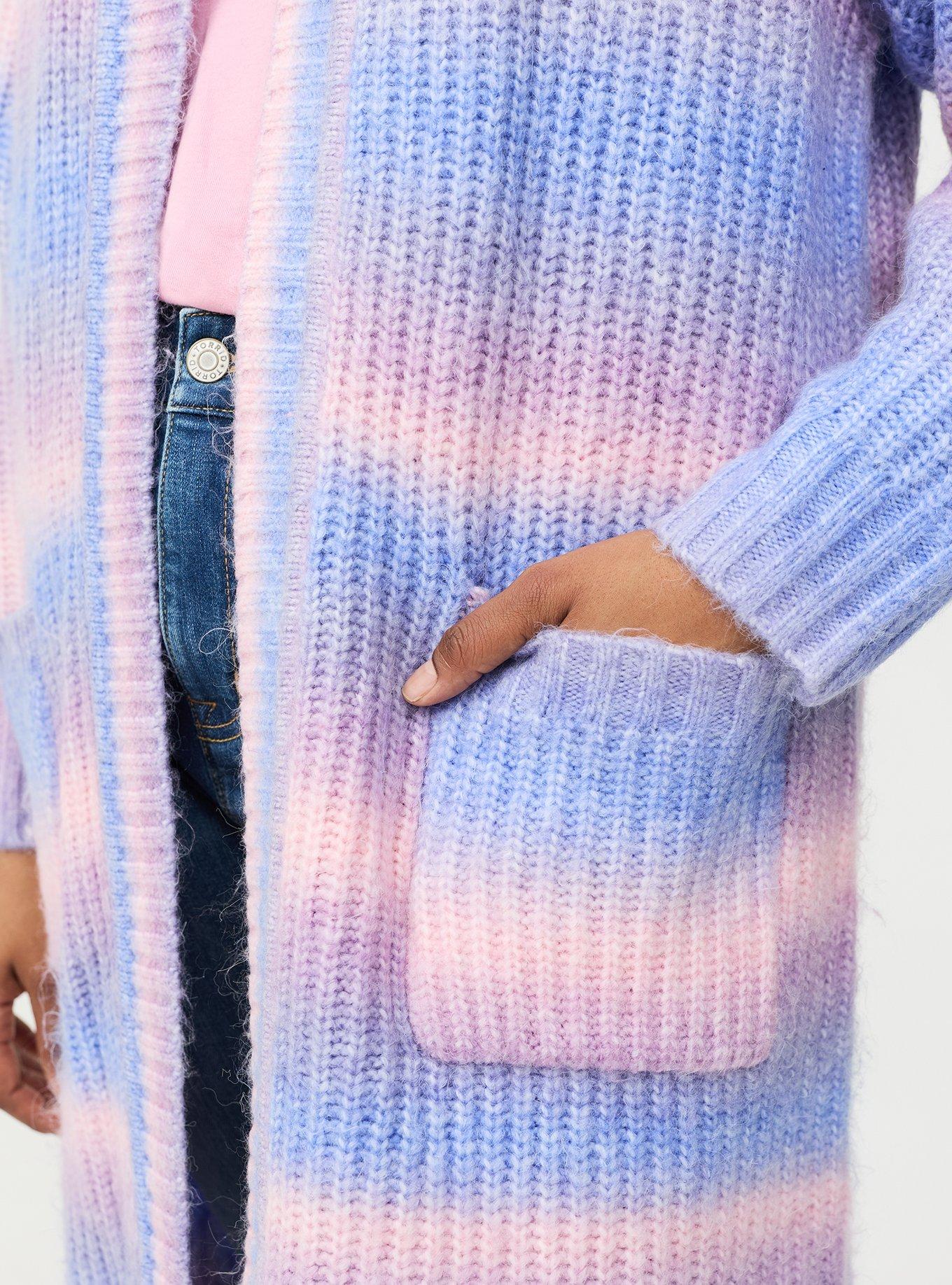 Ombre Duster Sweater, SUNRISE OMBRE, alternate