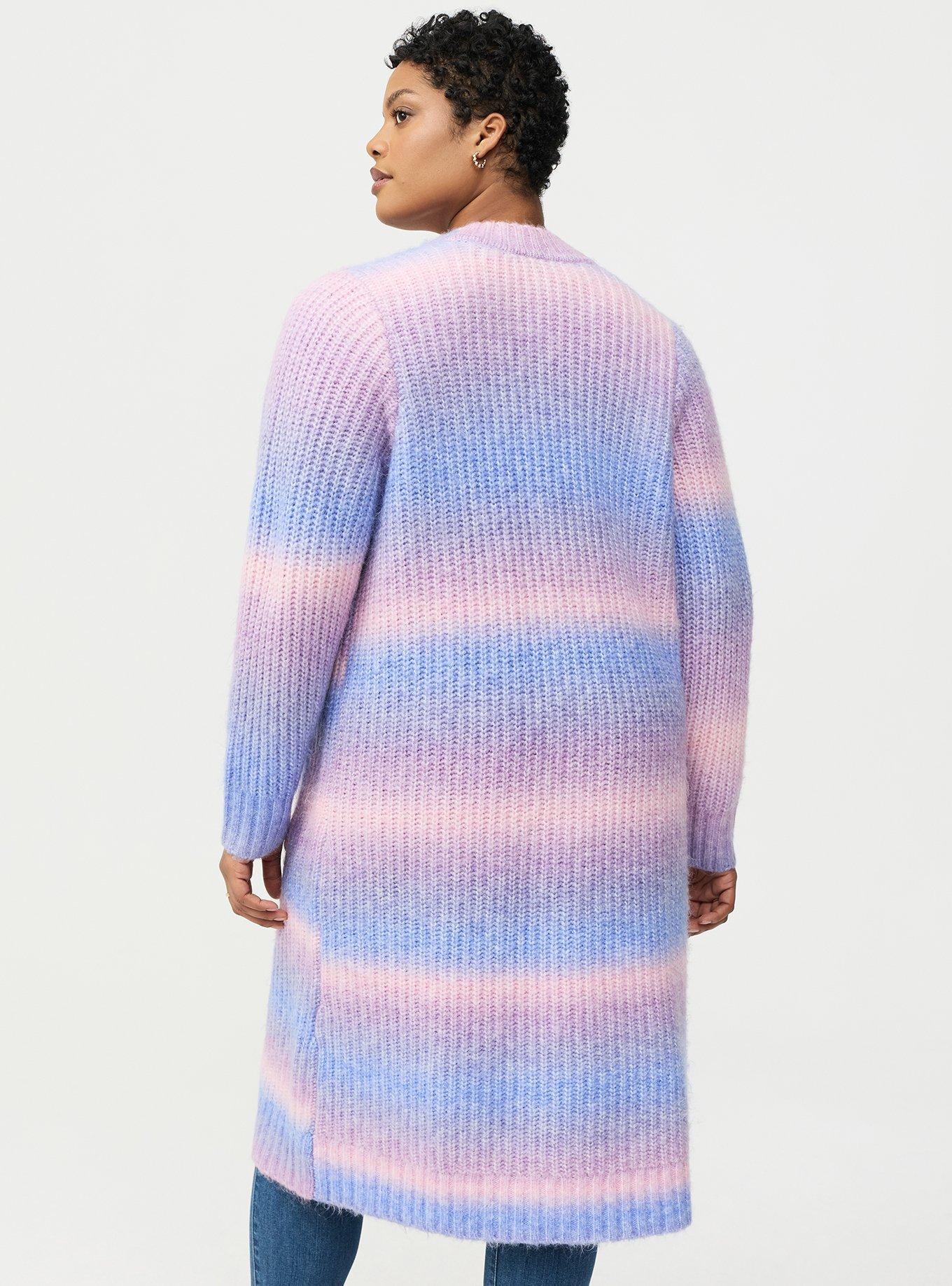 Ombre Duster Sweater, SUNRISE OMBRE, alternate