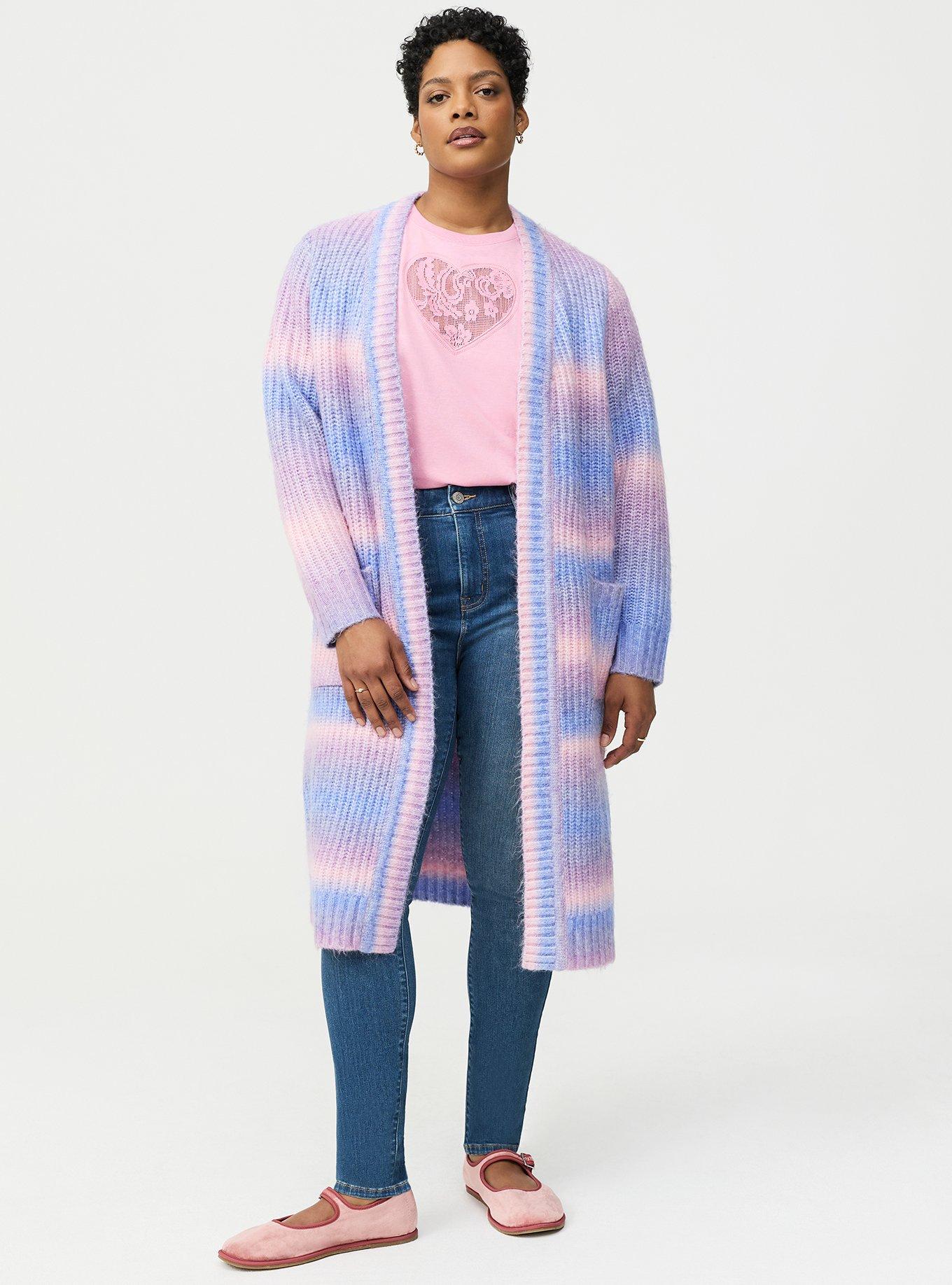Plus Size - Ombre Duster Sweater - Torrid