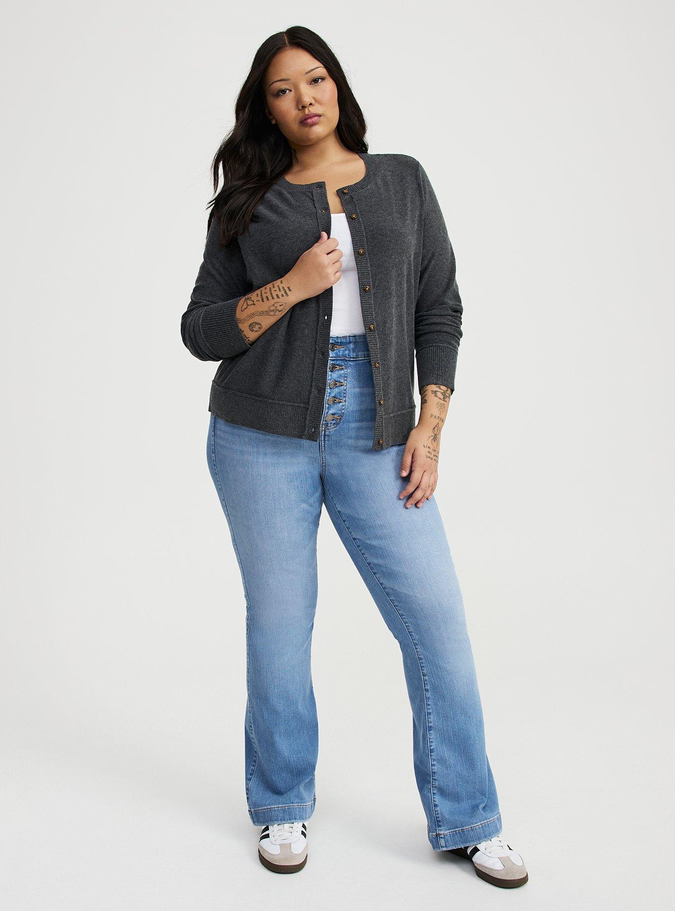 Luxe Cozy Crew Cardigan