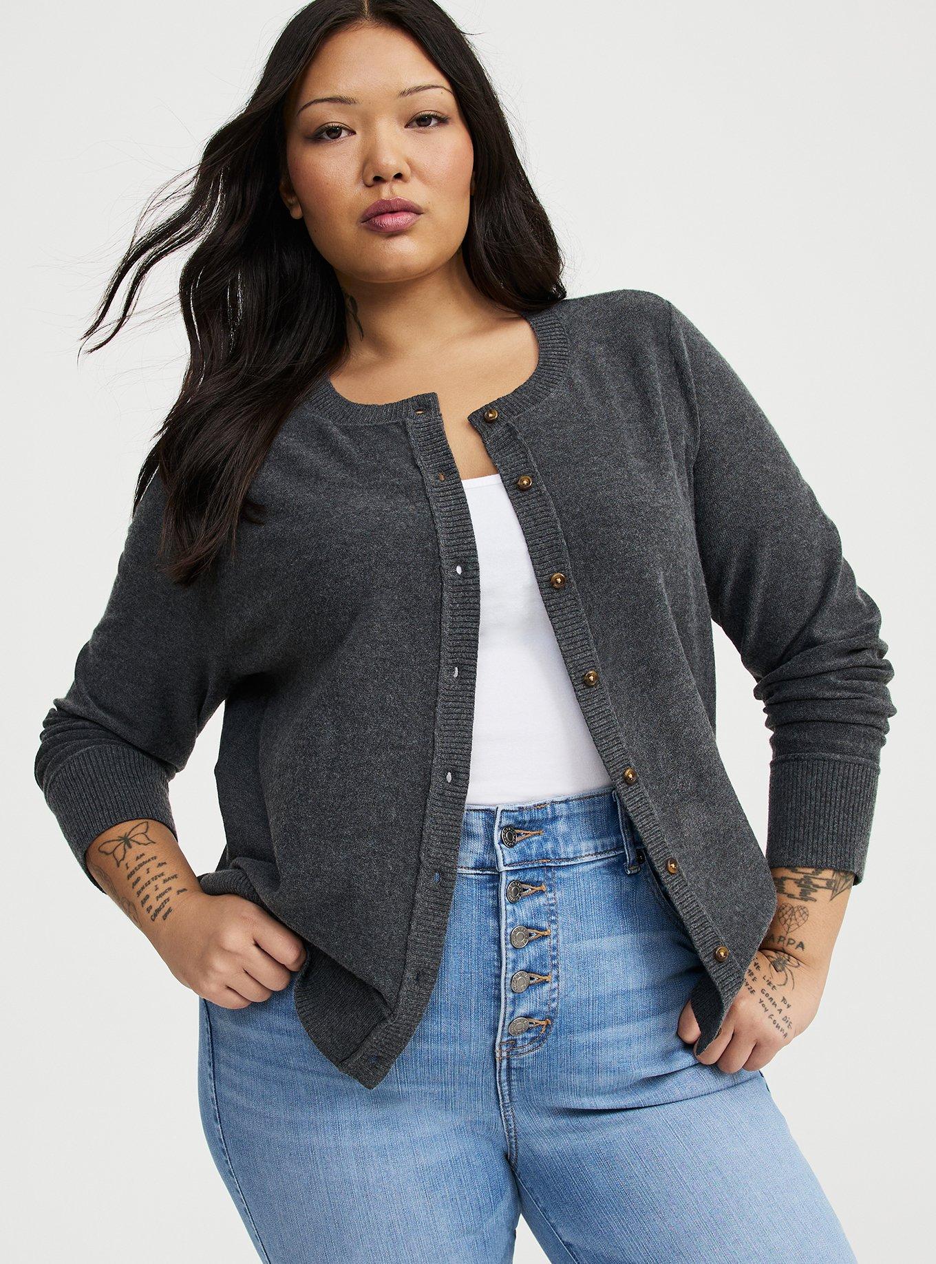 Luxe Cozy Crew Cardigan