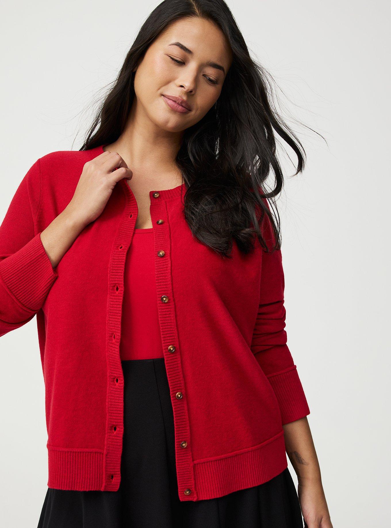 Plus Size - Luxe Cozy Crew Cardigan - Torrid
