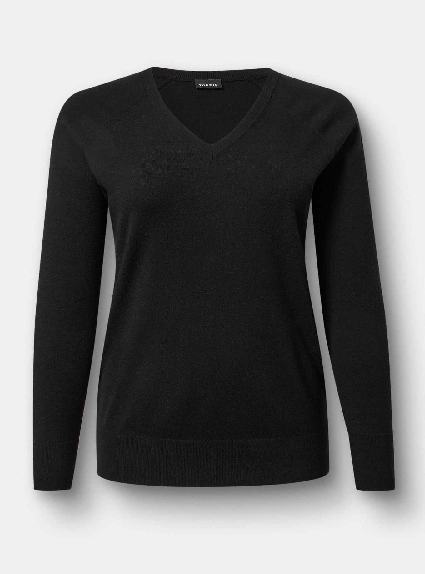 Everyday Soft Pullover Sweater, DEEP BLACK, hi-res