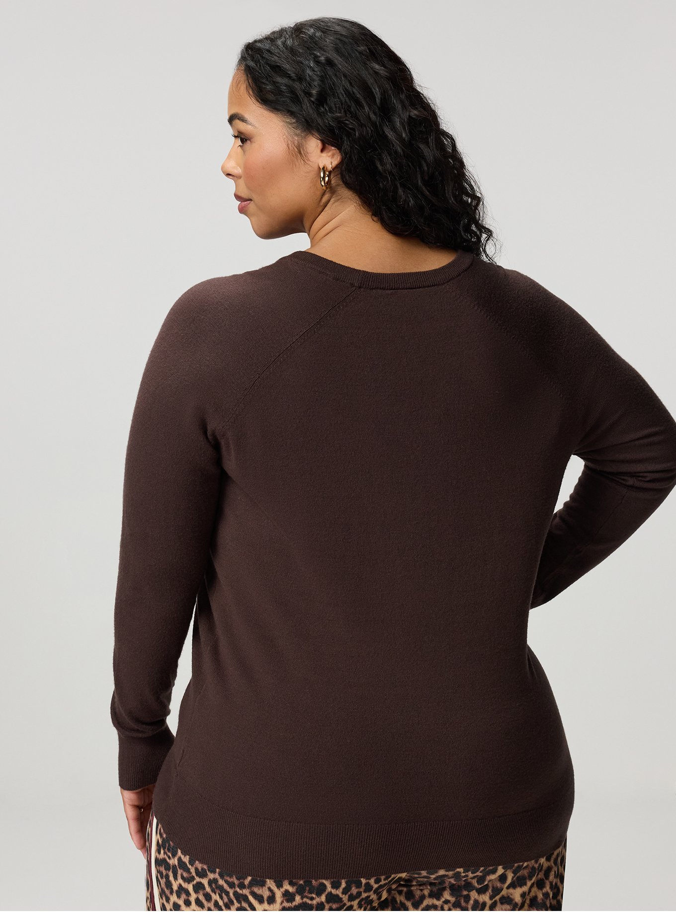 Everyday Soft Pullover Sweater, JAVA, alternate