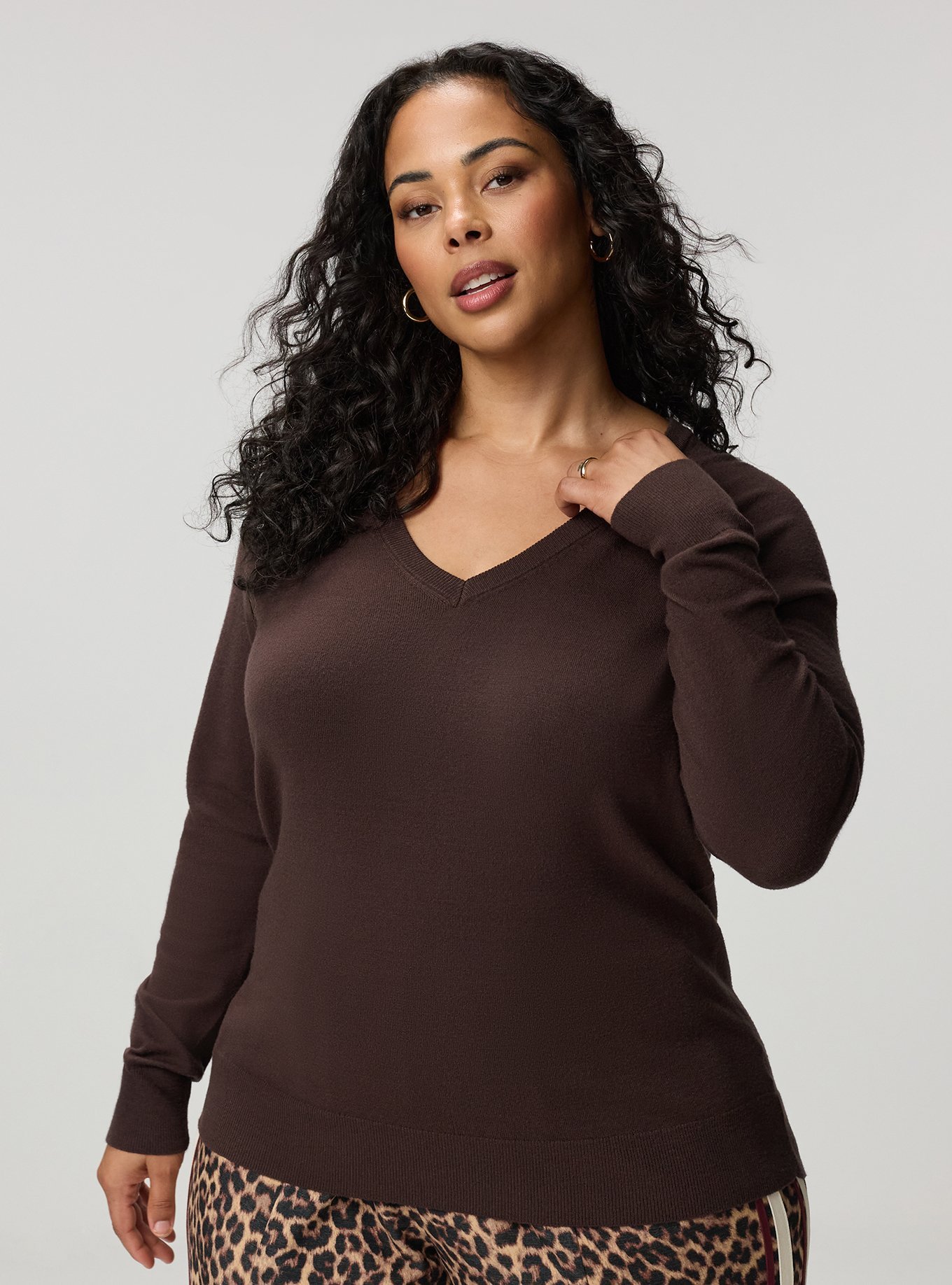 Everyday Soft Pullover Sweater, JAVA, hi-res
