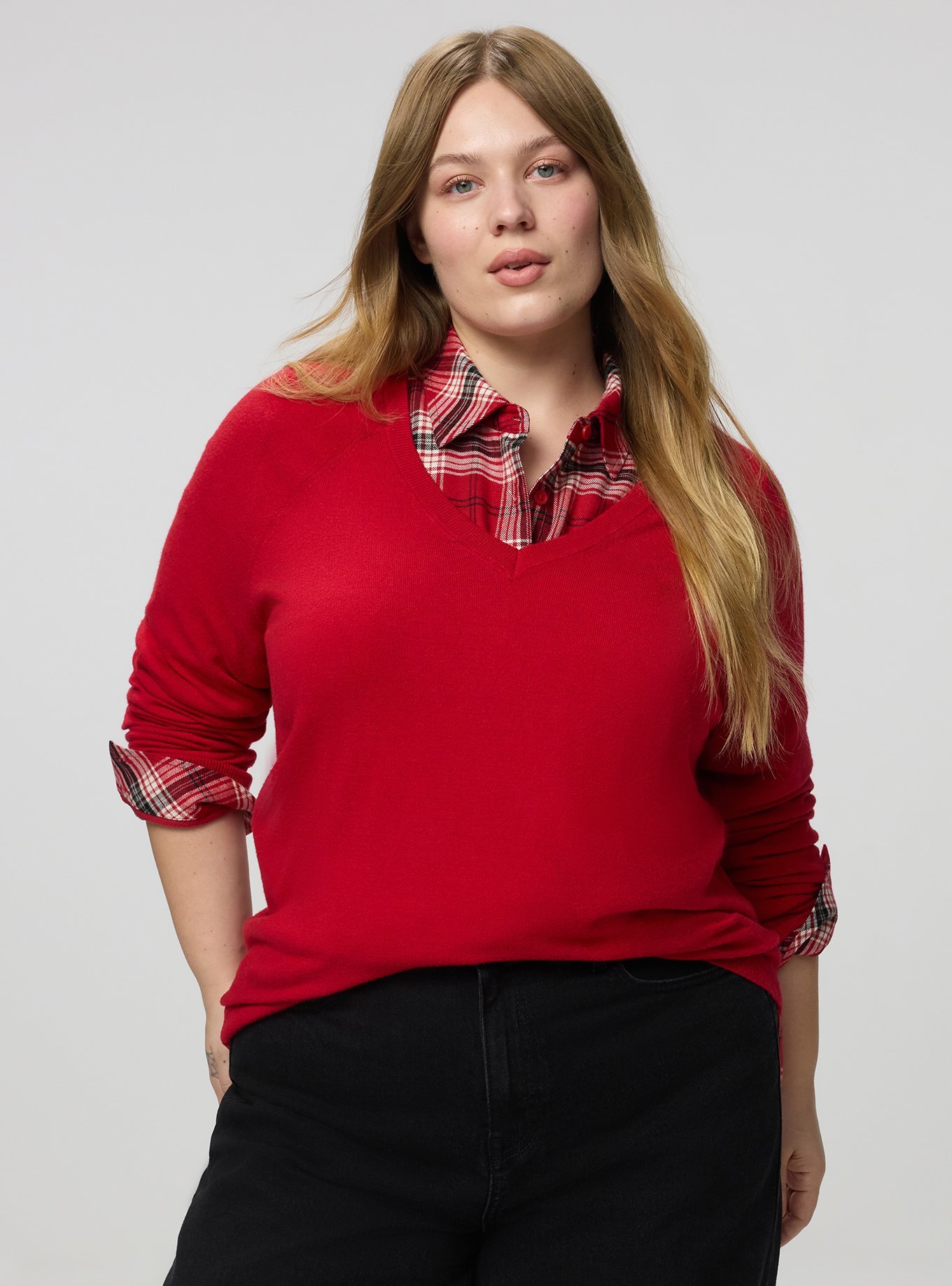Everyday Soft Pullover Sweater, JESTER RED, alternate