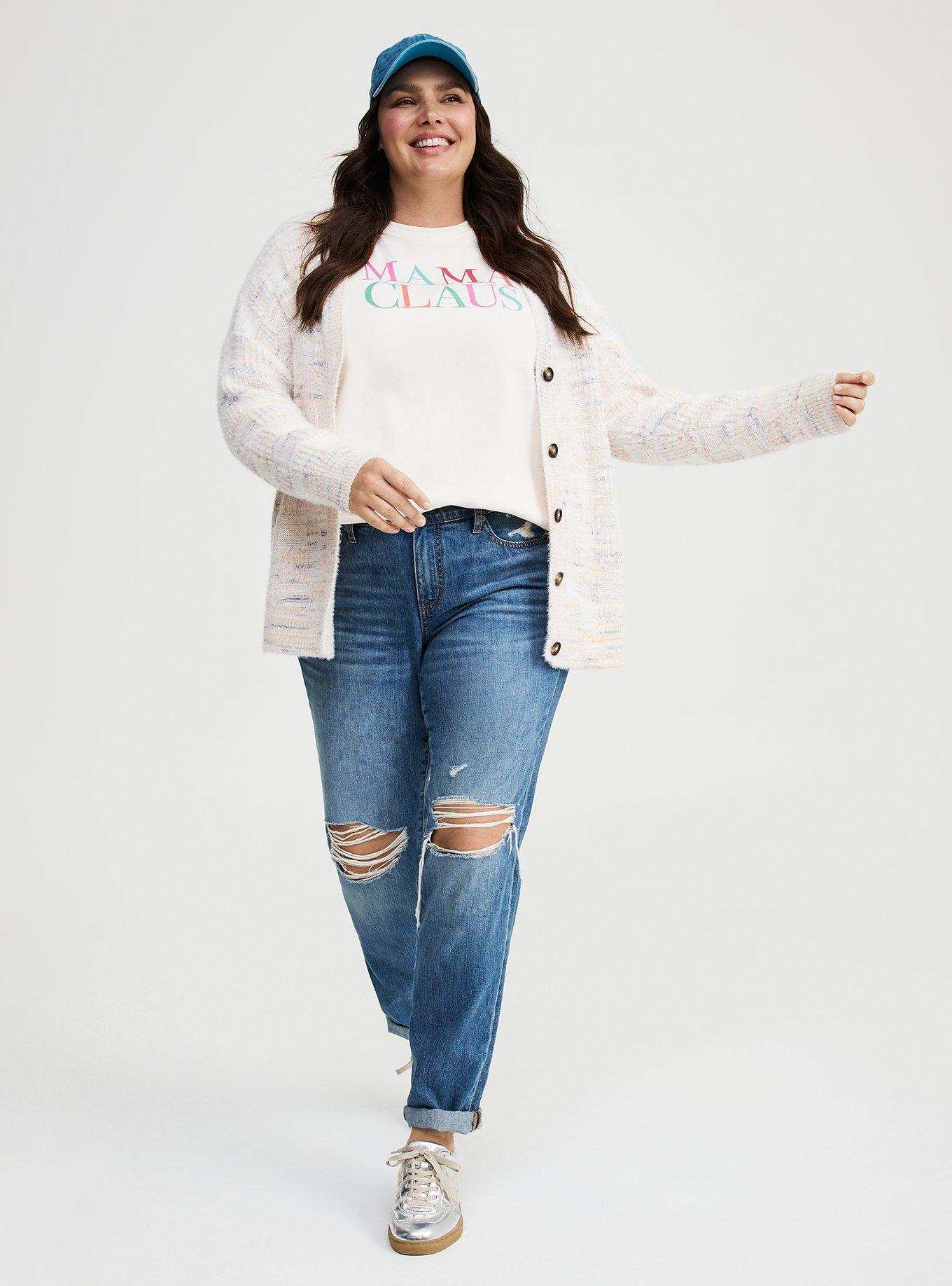 Eyelash V-Neck Cardigan