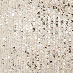 V-Neck Sequin Slip Maxi Dress, CHAMPAGNE, swatch