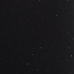 Full-Length Rhinestone Legging, DEEP BLACK, swatch