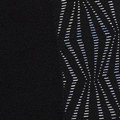 Full-Length Side Dew Drop Legging, DEEP BLACK, swatch