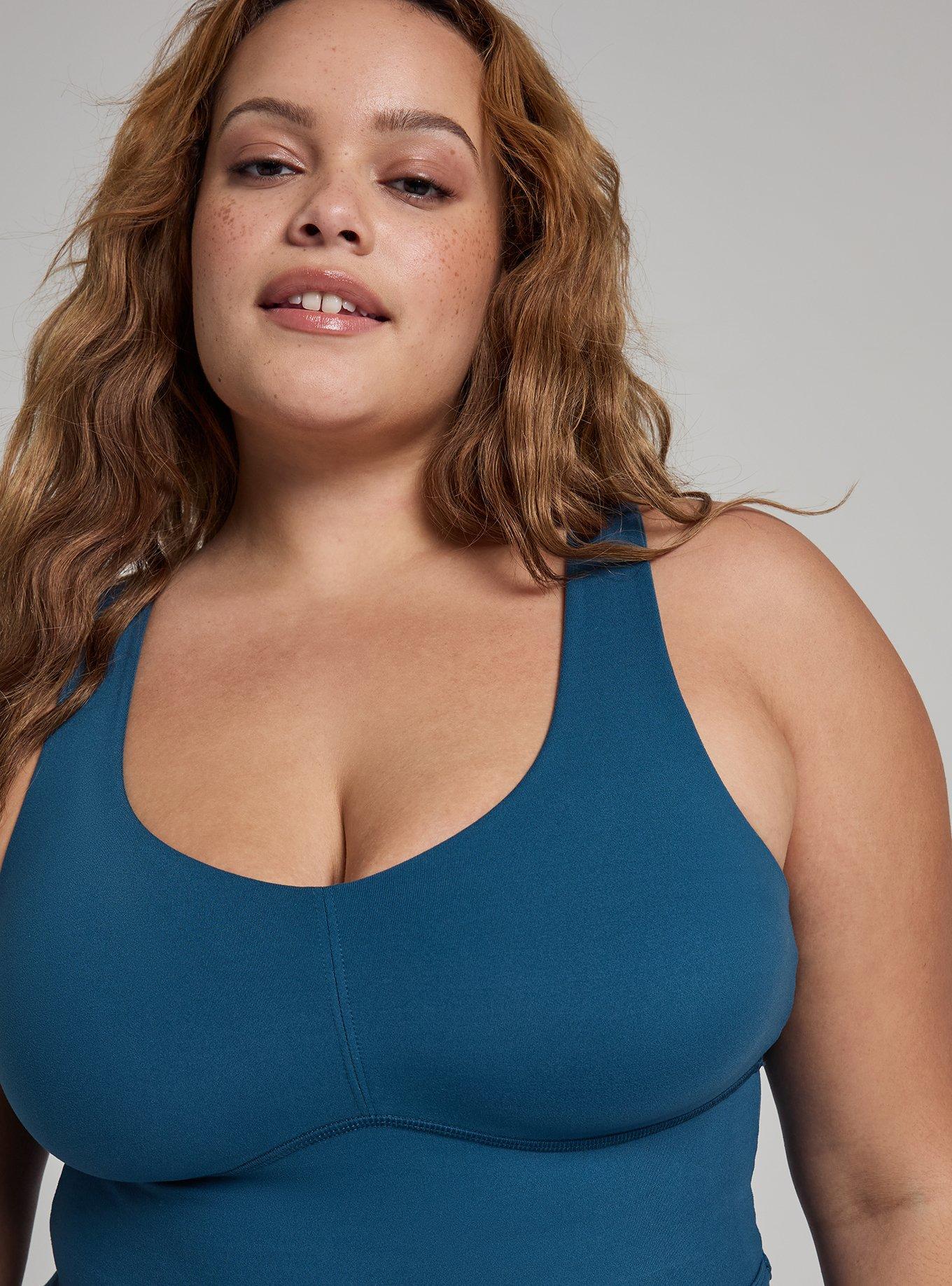 TRU Super Soft Performance Jersey Crop Tank, LEGION BLUE, alternate