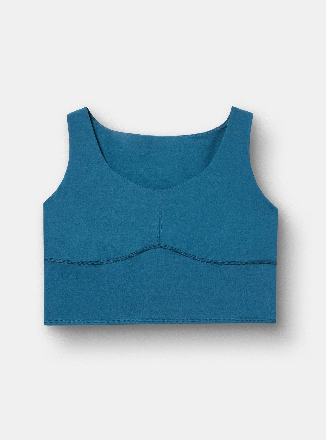 TRU Super Soft Performance Jersey Crop Tank, LEGION BLUE, hi-res