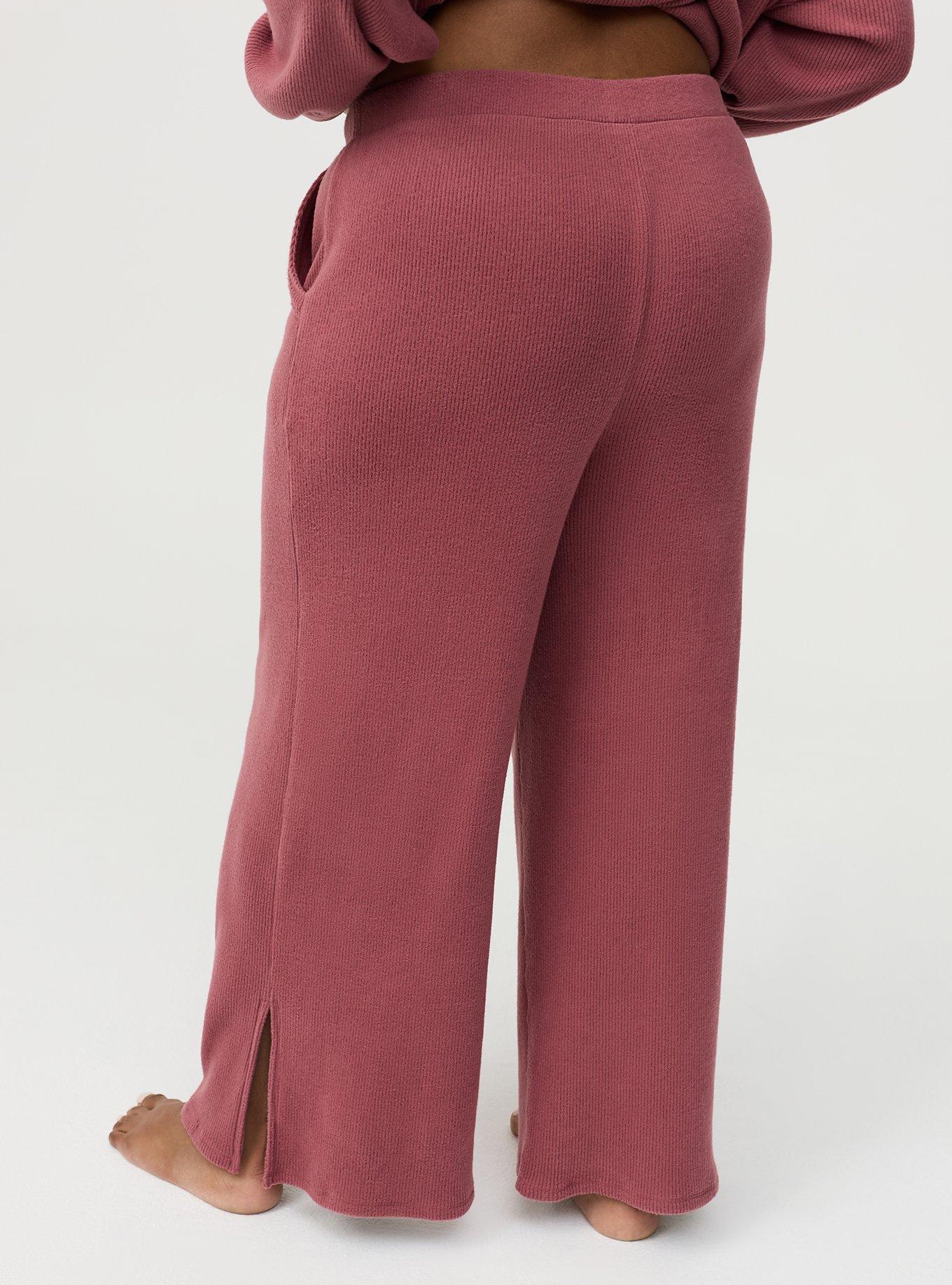 Rib Wide-Leg Lounge Pant