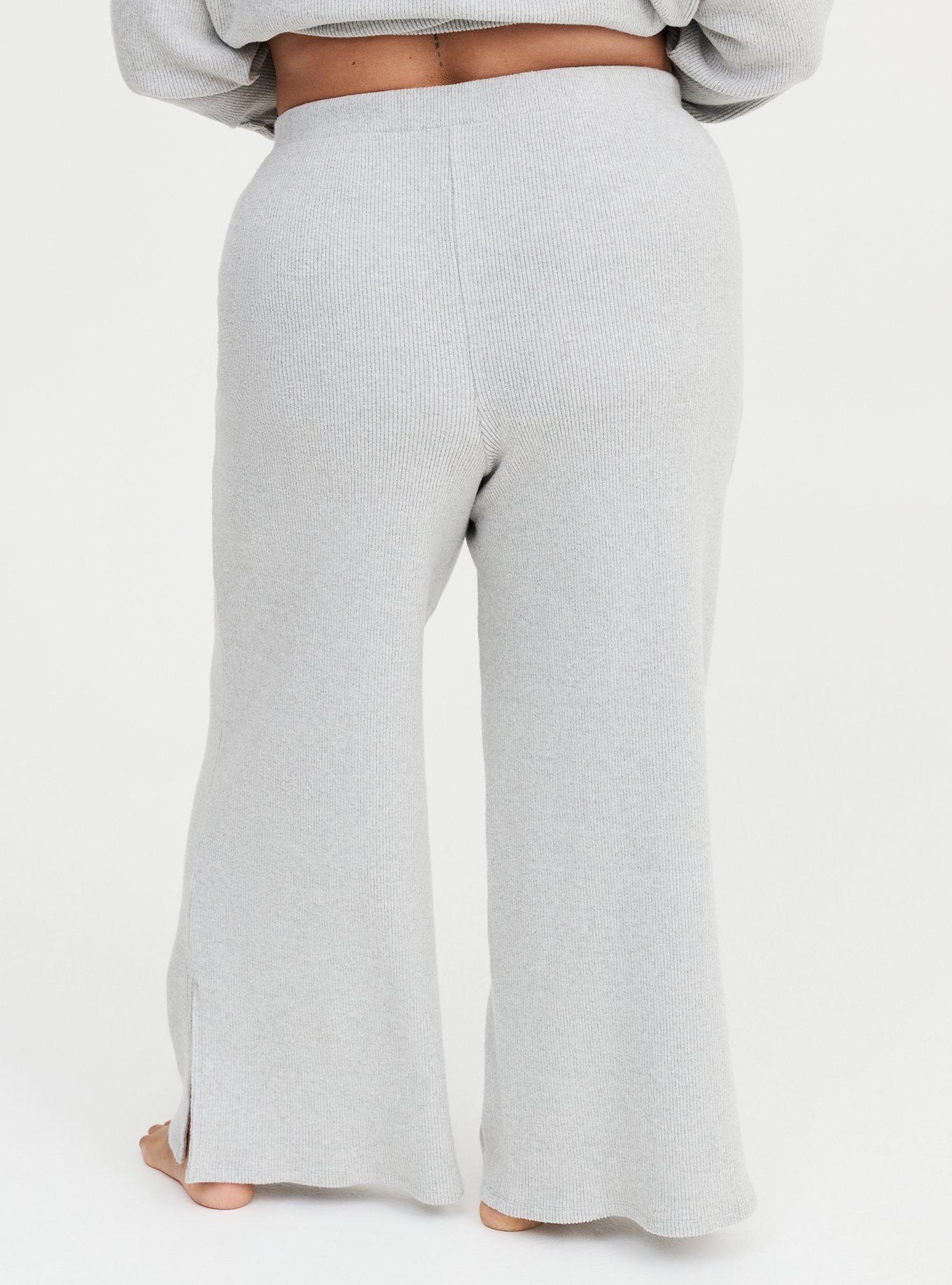 Rib Wide-Leg Lounge Pant