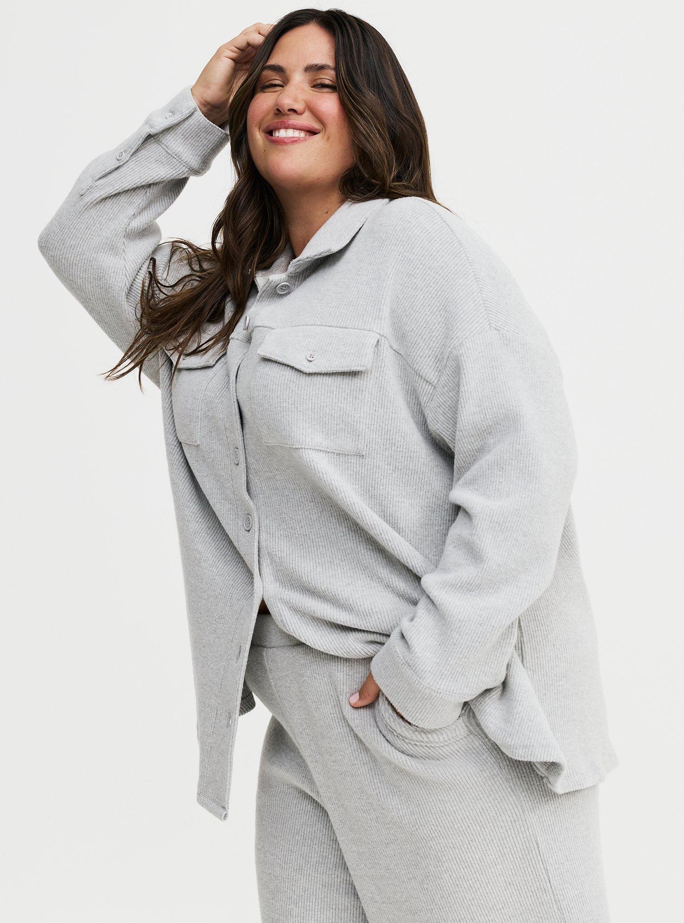 Rib Wide-Leg Lounge Pant