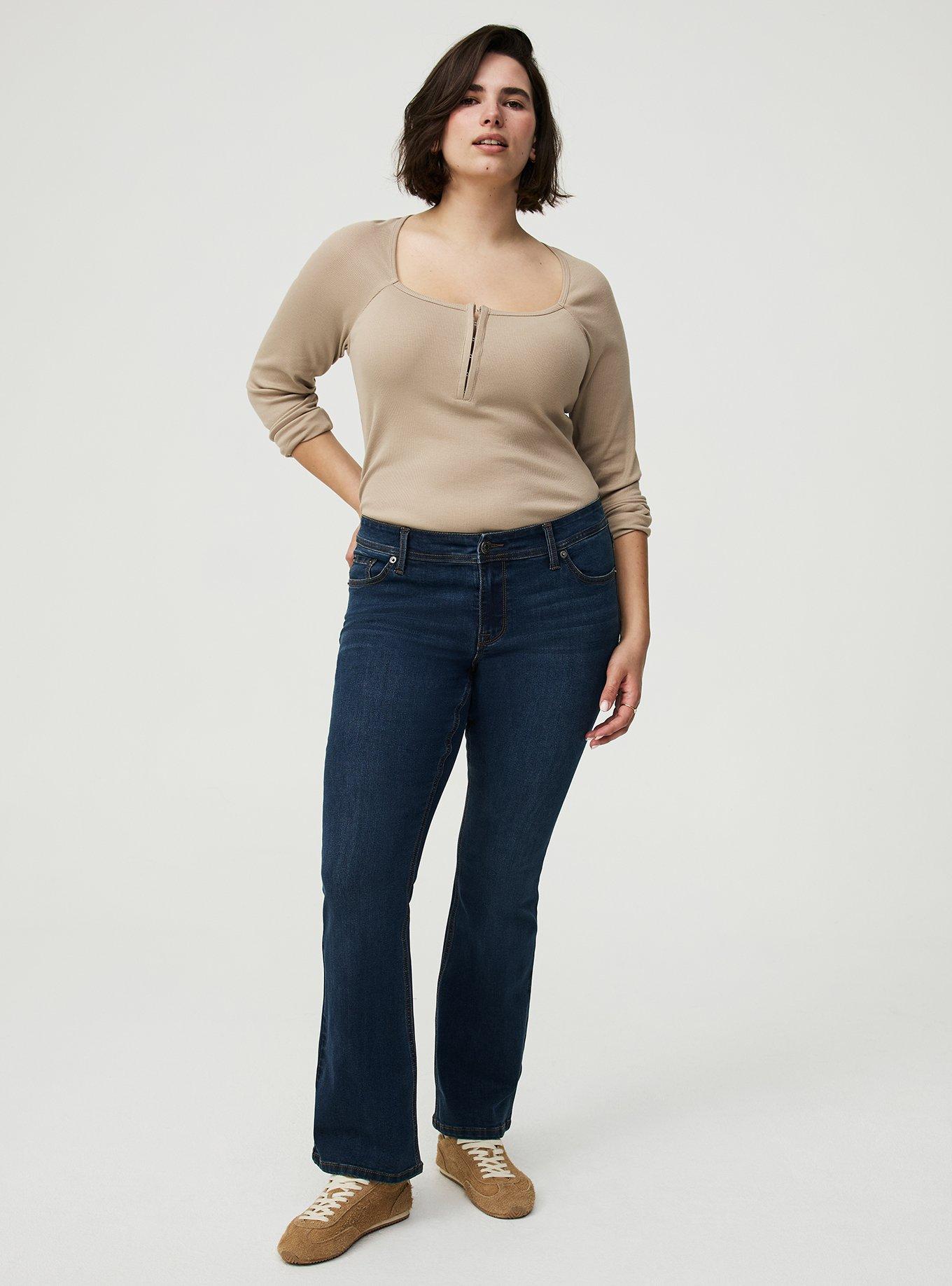 Long Sleeve Hook & Eye Rib Top, TUFFET, alternate