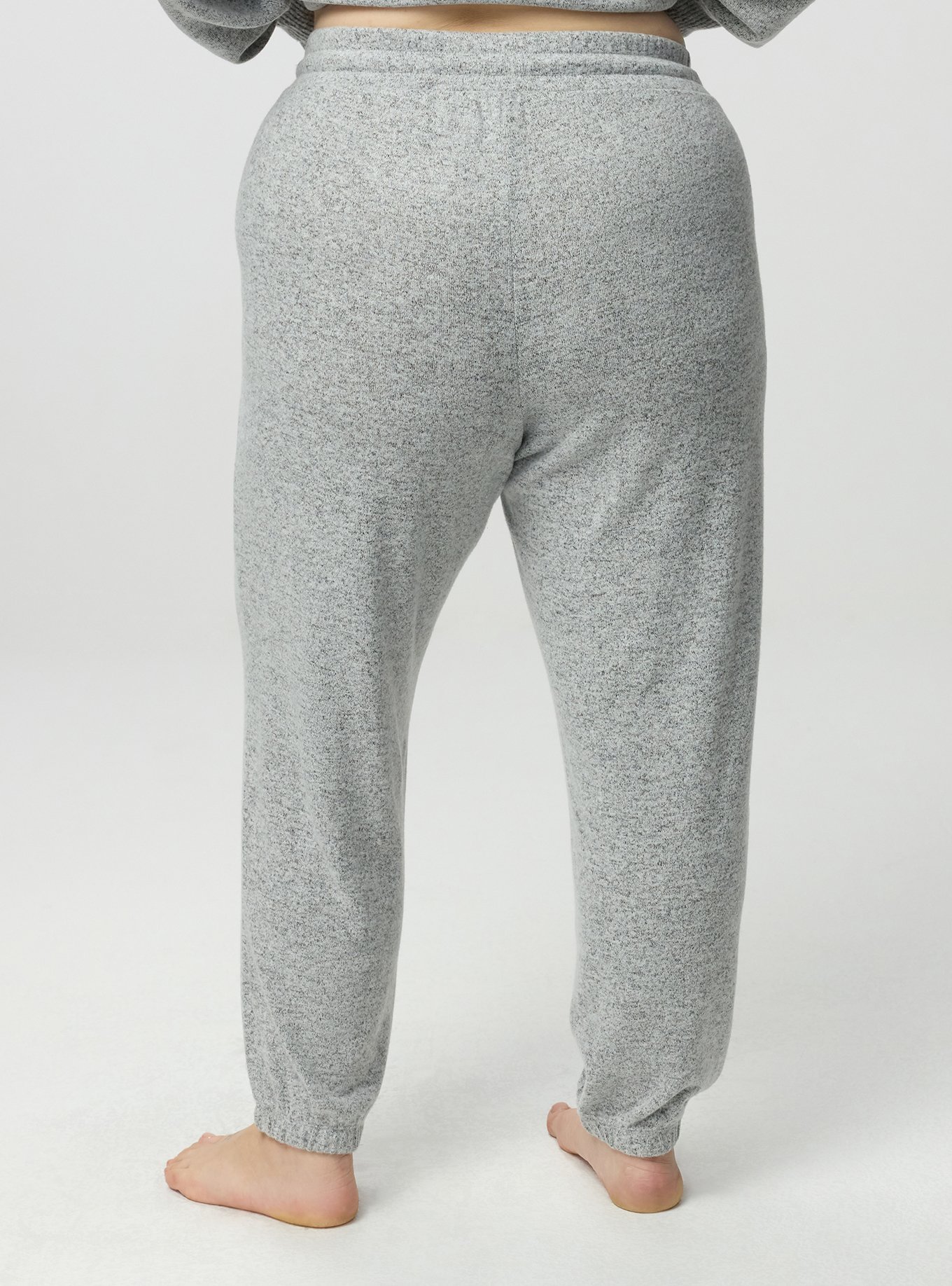 Super Soft Plush Relaxed Lounge Jogger, MED HEATHER GREY, alternate