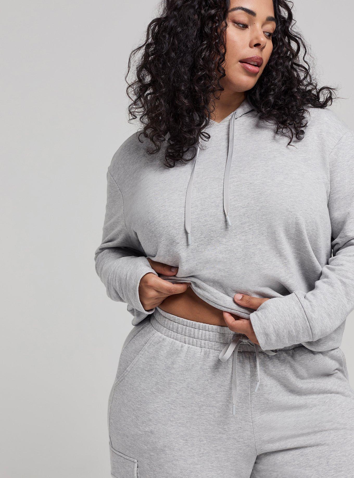 TRU Everyday Fleece Relaxed Cargo Active Jogger, LIGHTEST HEATHER GREY, alternate