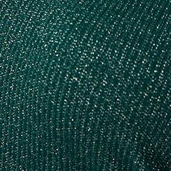 Plus Size Shimmer Rib Racerback Lounge Tank, BOTANICAL GARDEN WITH SILVER SHIMMER, swatch