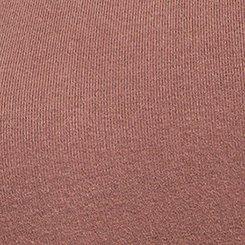Plus Size Brushed Jersey Sleep Bralette, NUTMEG, swatch