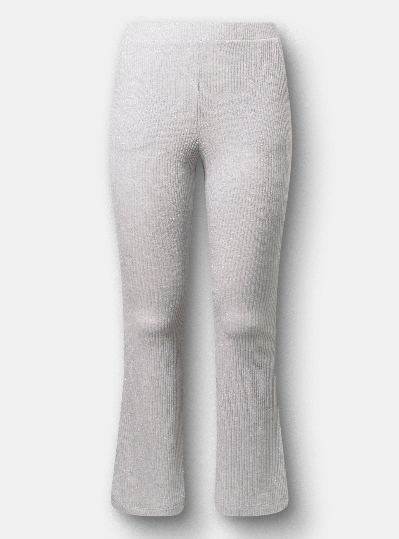 Shimmer Rib Pull On Flare Lounge Pant