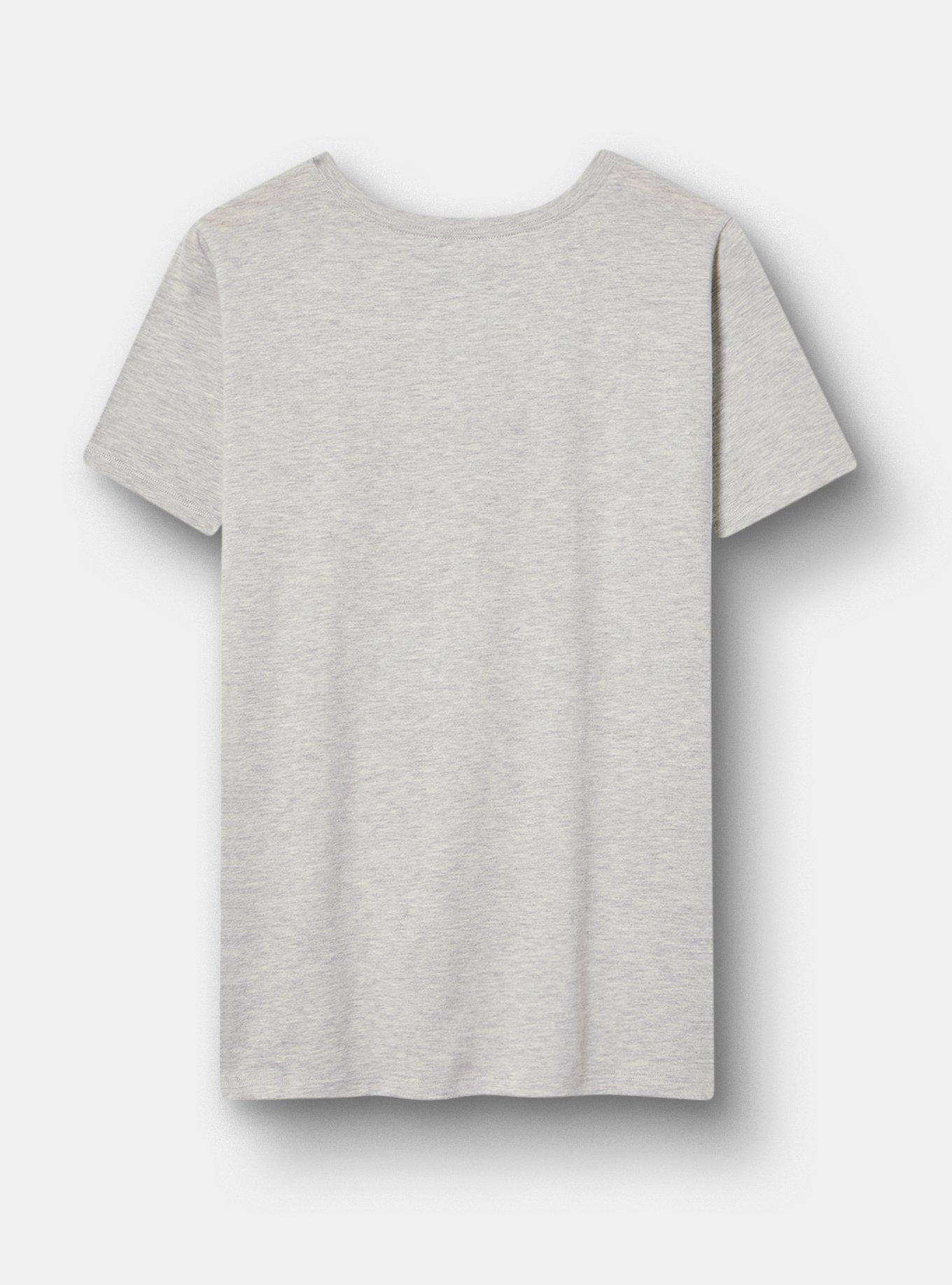 David Bowie Embellished Crew Tee, BOWIE EMBELLISHMENT LT HEATHER GRAY, alternate