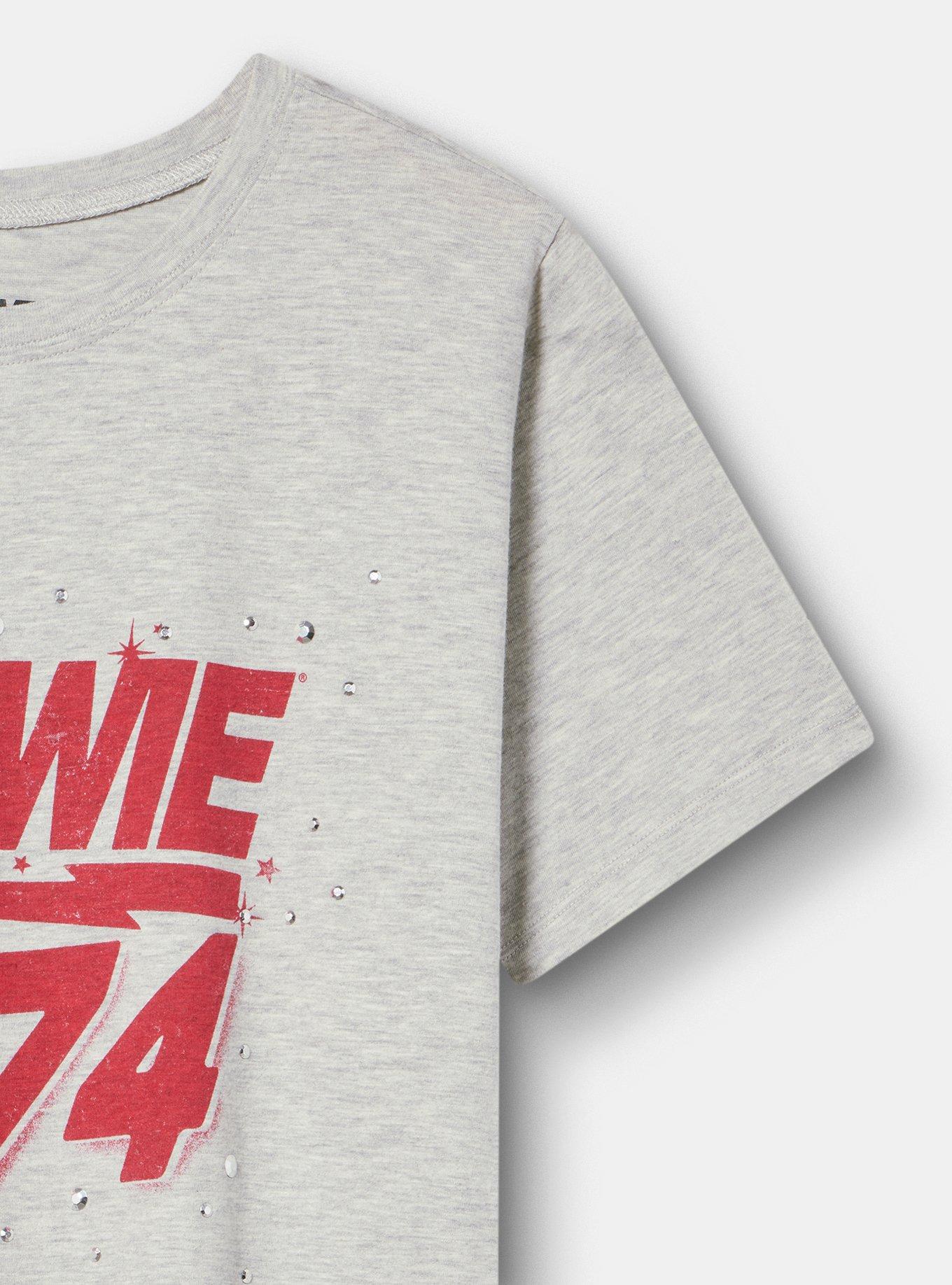 David Bowie Embellished Crew Tee