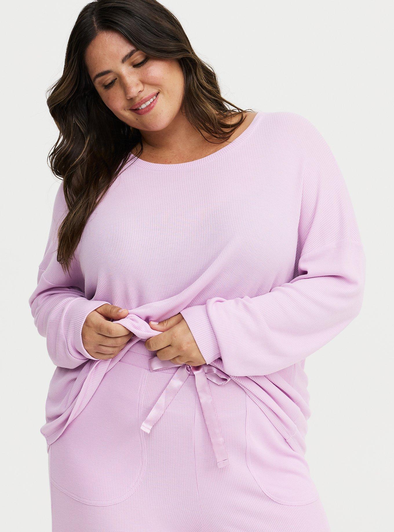 Baby Waffle Wide-Leg Lounge Pant