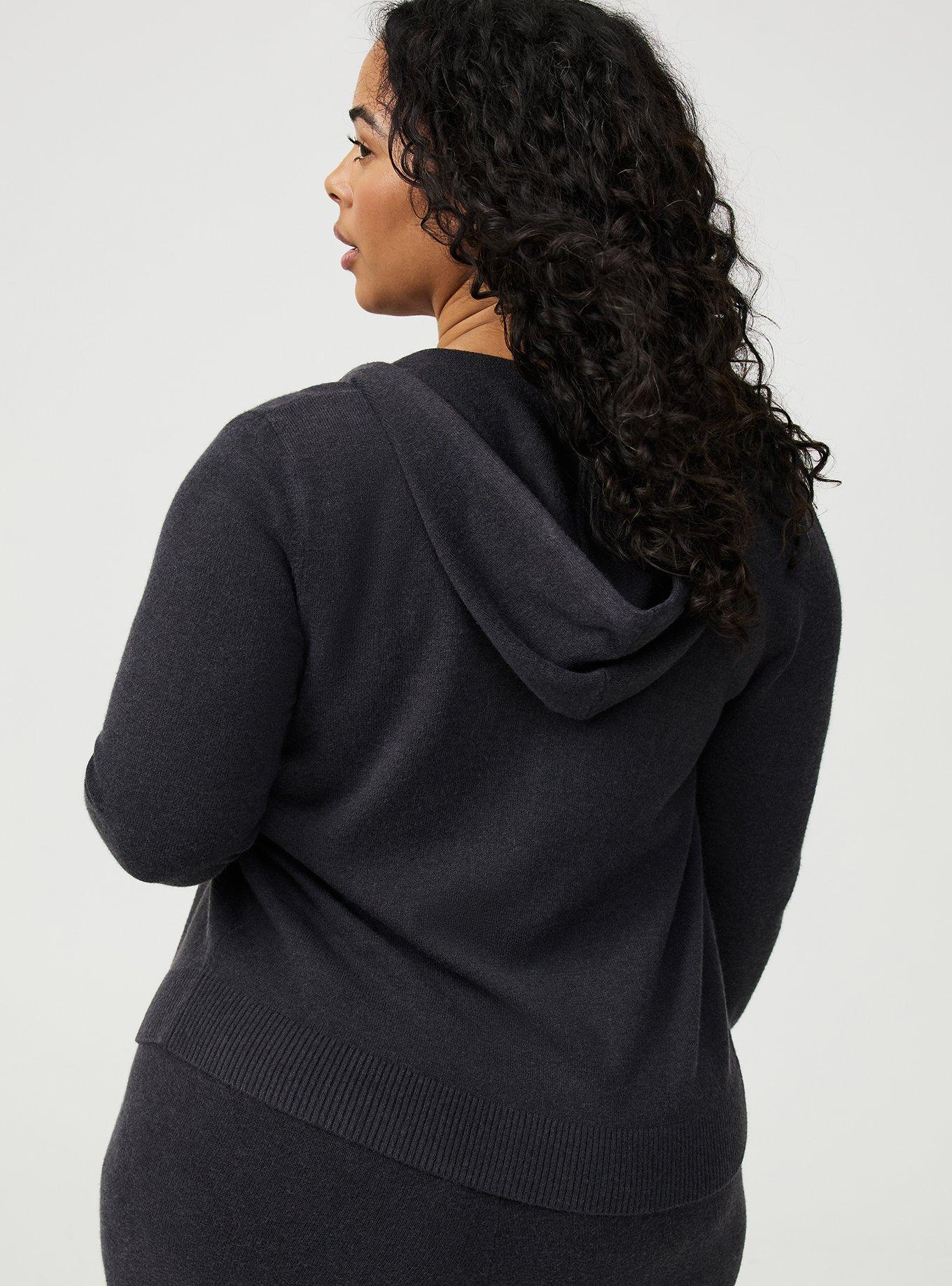 Zip Up Lounge Crop Hoodie