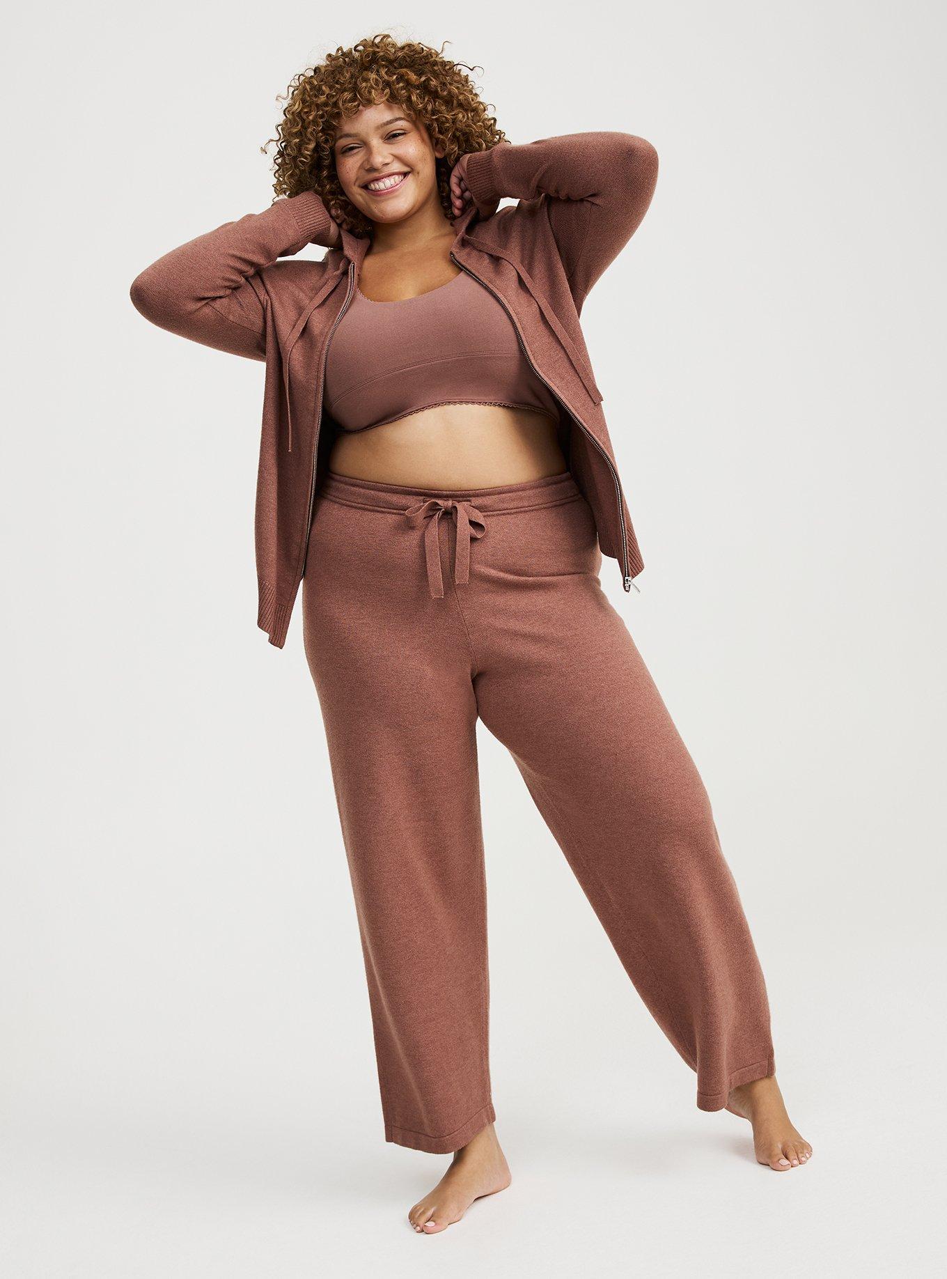 Zip Up Lounge Crop Hoodie