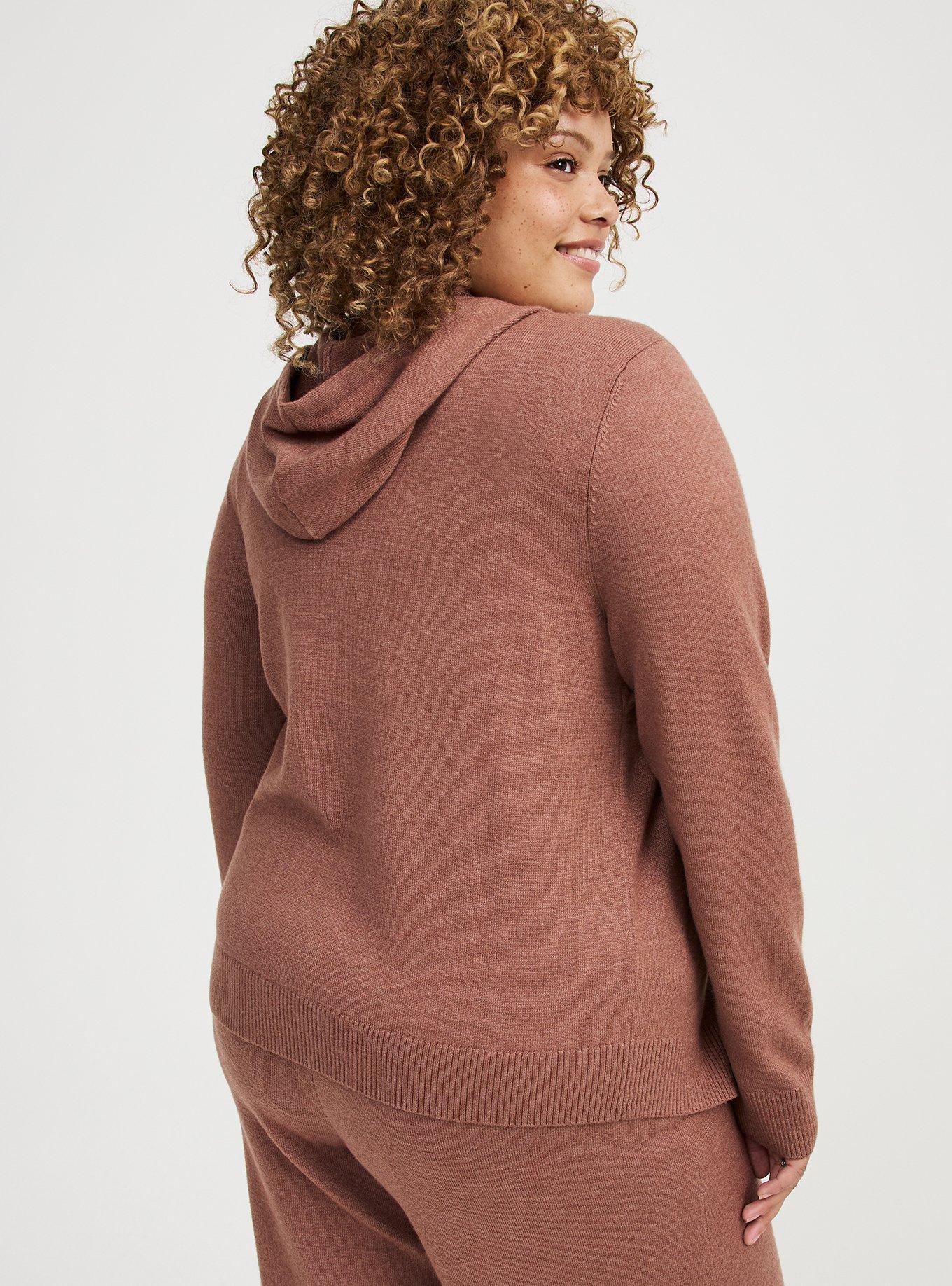 Zip Up Lounge Crop Hoodie