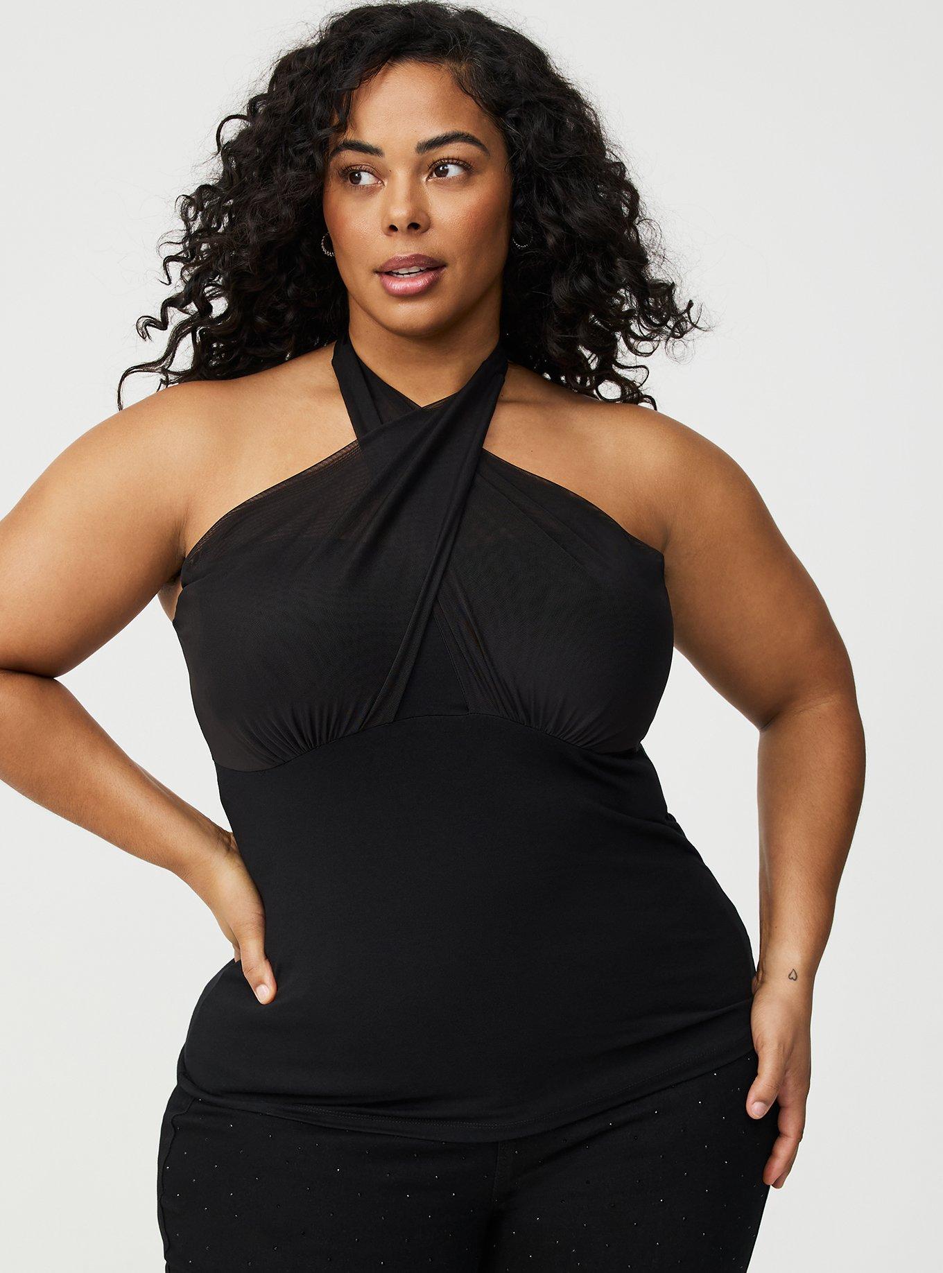 Foxy Mesh Halter Top